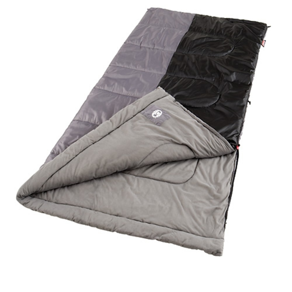 Coleman Biscayne 81x39 Inch Rectangle Sleeping Bag Blck/Grey