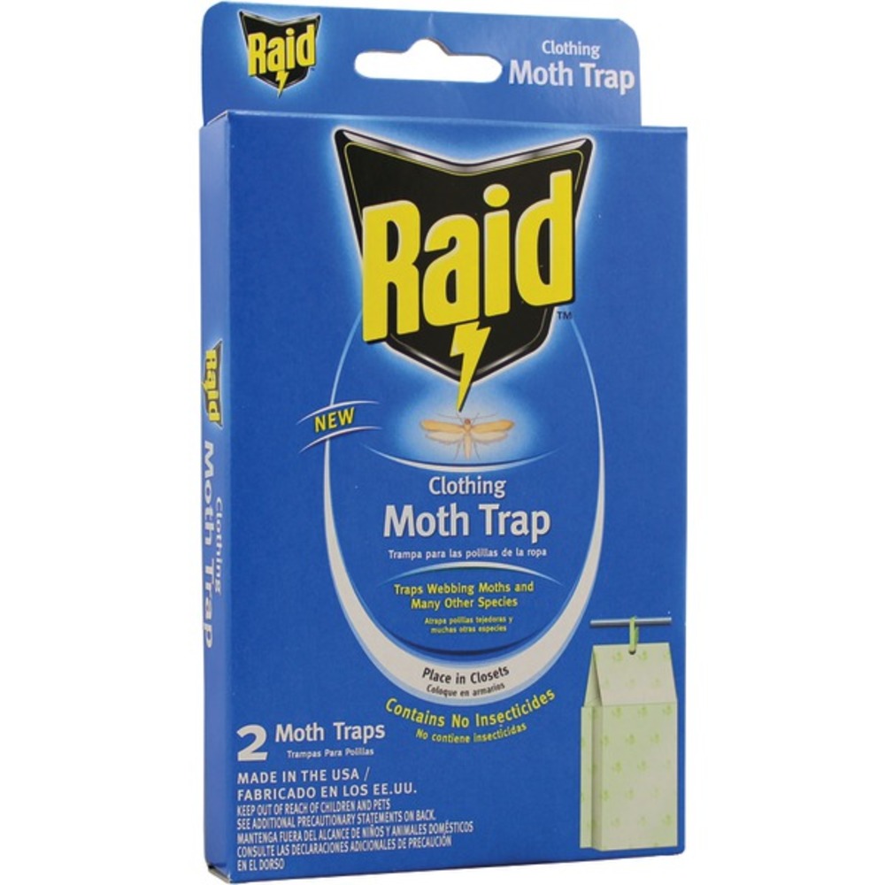 PIC CMOTHRAID Raid Clothing Moth Trap, 2 pk